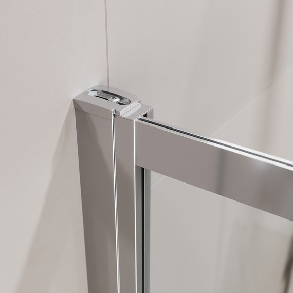 Шторка для ванны Cezares 100 см SLIDER-FIX-VF-11-100/150-C-Cr, хром/прозрачное - фото 4