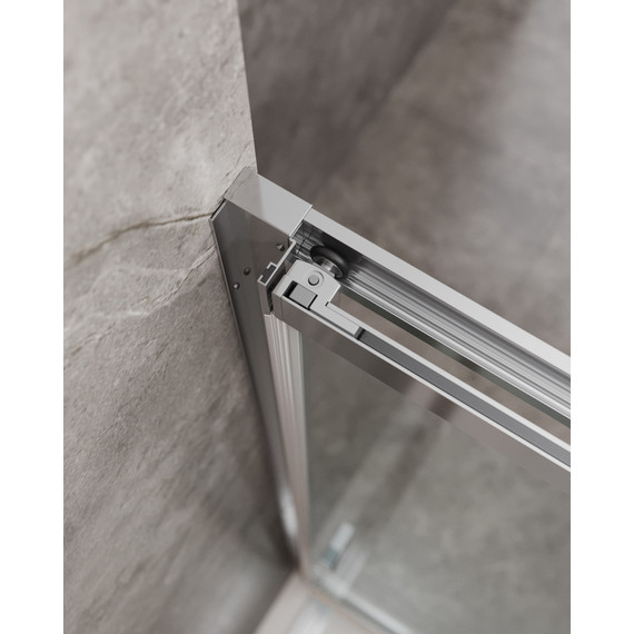 Душевая дверь Cezares 90 см MOLVENO-BF-3-90-C-Cr-IV, хром/прозрачное - фото 6