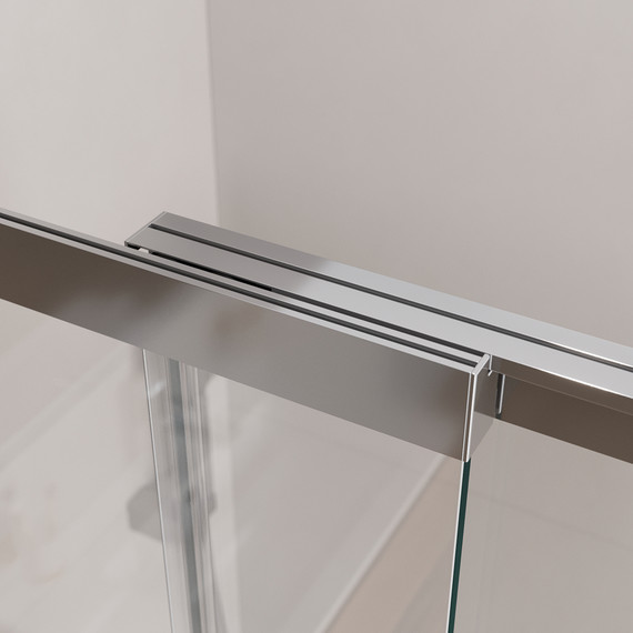 Шторка для ванны Cezares 90 см SLIDER-FIX-VF-11-90/150-C-Cr, хром/прозрачное - фото 6