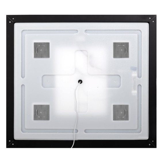 Зеркало BelBagno 90 см SPC-KRAFT-900-800-LED-TCH-WARM-NERO, чёрный - фото 4