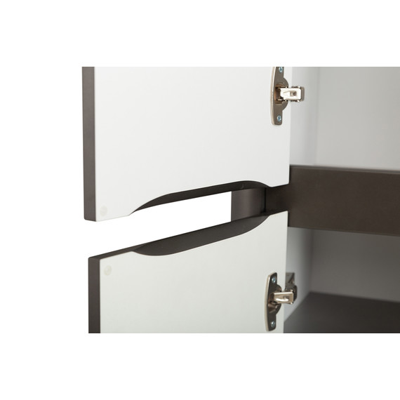 Пенал подвесной BelBagno 40 см RELAX-1500-2A-SO-GM, оружейная сталь - фото 6