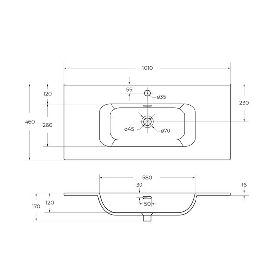 Тумба подвесная с раковиной Cezares 100 см ECO-CER-N-1000-2C-SO-PS-P (раковина CZR-8095-100) фисташковый софт - фото 4