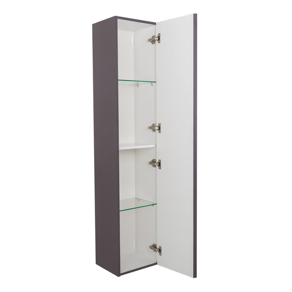 Пенал подвесной BelBagno 35 см KRAFT-1600-1A-SC-GSO, тёмно-серый матовый - фото 4