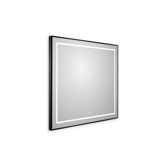 Зеркало BelBagno 90 см SPC-KRAFT-900-800-LED-TCH-WARM-NERO, чёрный - фото 2