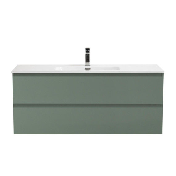 Тумба подвесная с раковиной Belbagno 120 см KRAFT-1200-2C-SO-VO (раковина BB-8099-120) еловый матовый - фото 