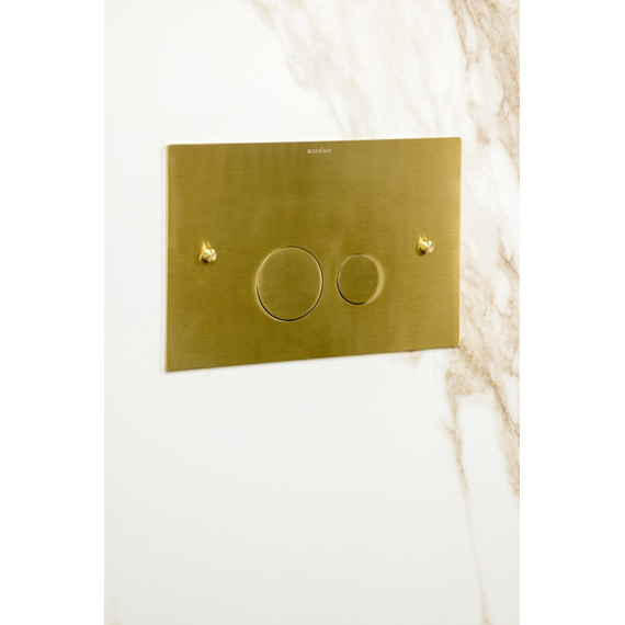 Кнопка смыва Boheme 648-MG, золото матовое - фото 2