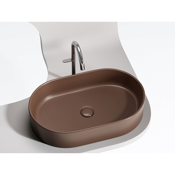 Раковина-чаша Ceramicanova Element 60 см CN6048MDB, тёмно-коричневый матовый - фото 2
