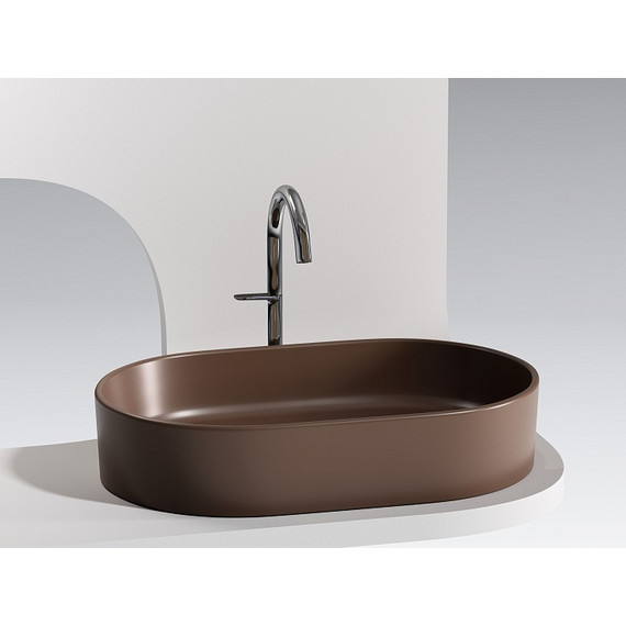 Раковина-чаша Ceramicanova Element 60 см CN6048MDB, тёмно-коричневый матовый - фото 6