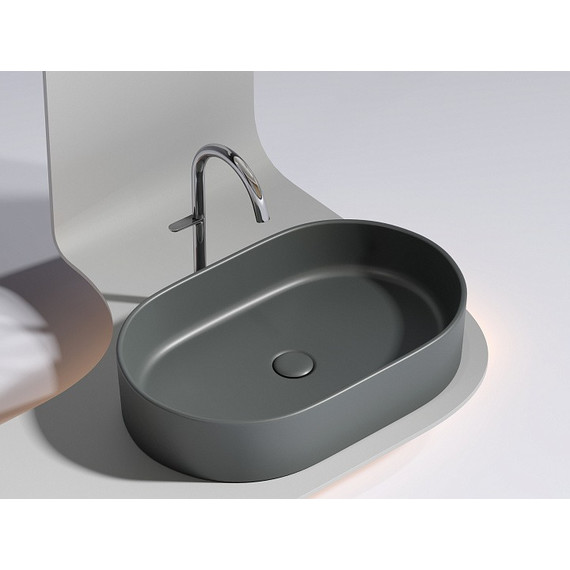 Раковина-чаша Ceramicanova Element 60 см CN6048MDH, тёмный антрацит матовый - фото 2