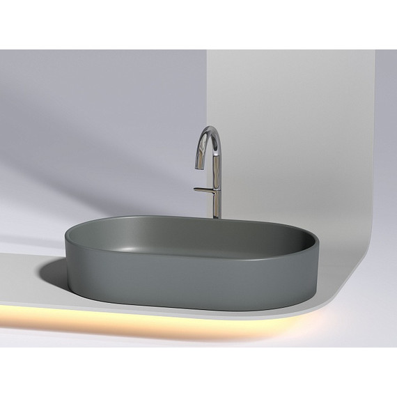 Раковина-чаша Ceramicanova Element 60 см CN6048MDH, тёмный антрацит матовый - фото 3