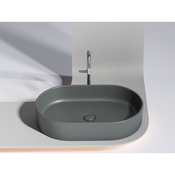 Раковина-чаша Ceramicanova Element 60 см CN6048MDH, тёмный антрацит матовый - фото 4