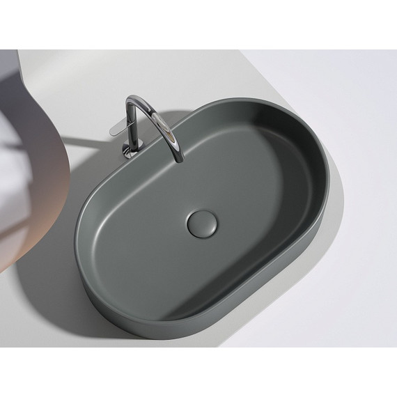 Раковина-чаша Ceramicanova Element 60 см CN6048MDH, тёмный антрацит матовый - фото 5