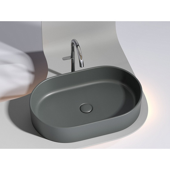 Раковина-чаша Ceramicanova Element 60 см CN6048MDH, тёмный антрацит матовый - фото 8