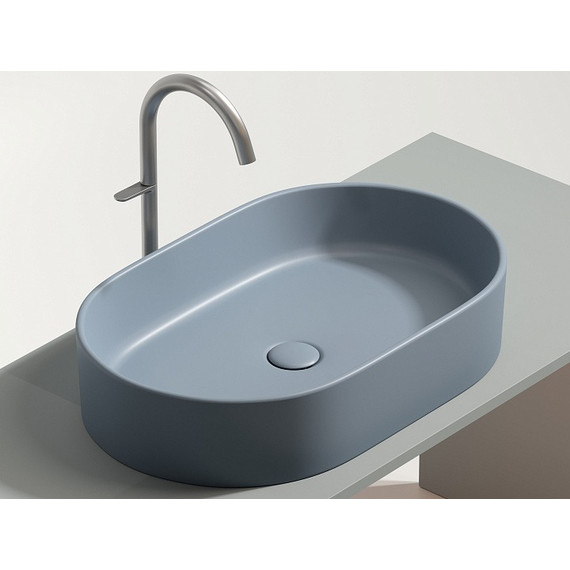 Раковина-чаша Ceramicanova Element 60 см CN6048MHL, серо-голубой матовый - фото 7