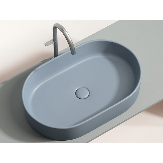 Раковина-чаша Ceramicanova Element 60 см CN6048MHL, серо-голубой матовый - фото 8