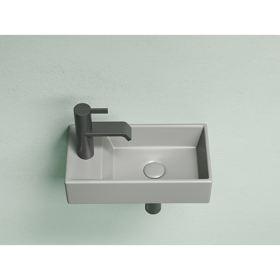 Раковина подвесная Ceramicanova Element 40 см R CN6051RMH, антрацит матовый - фото 5