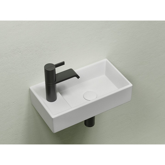 Раковина подвесная Ceramicanova Element 40 см R CN6051RMW, белый матовый - фото 