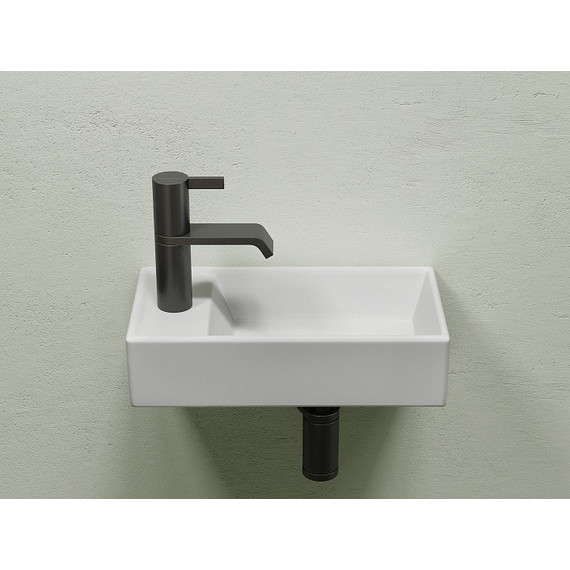 Раковина подвесная Ceramicanova Element 40 см R CN6051RMW, белый матовый - фото 3