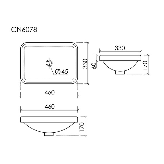 Раковина-чаша Ceramicanova Element 46 см CN6078 - фото 6