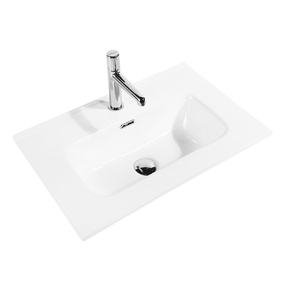 Тумба подвесная с раковиной Belbagno 70 см KRAFT 39-700/390-2C-SO-СO (раковина BB700/390ETL) бежевый матовый - фото 2