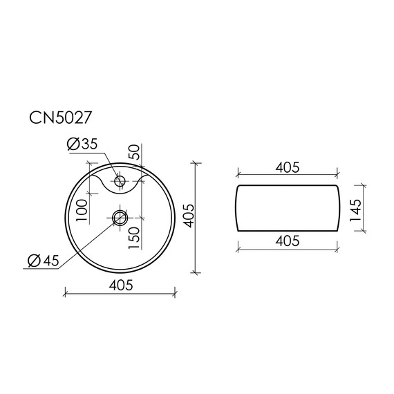 Раковина-чаша Ceramicanova Element 40 см CN5027 - фото 8