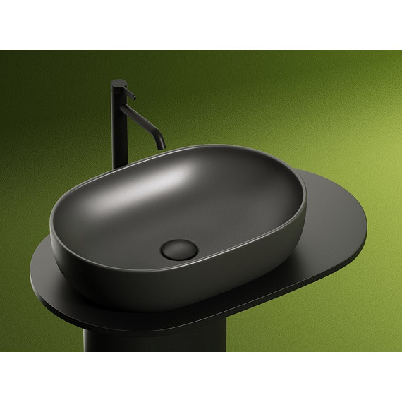 Раковина-чаша Ceramicanova Element 60 см CN6047MDH, тёмный антрацит матовый - фото 2