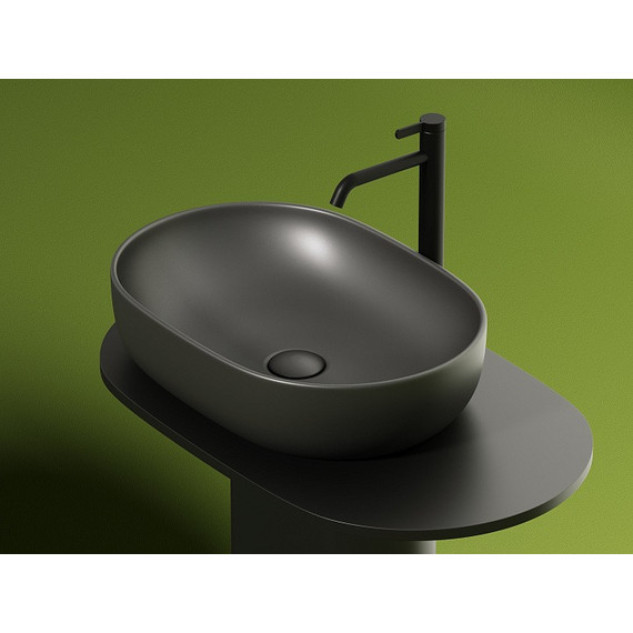 Раковина-чаша Ceramicanova Element 60 см CN6047MDH, тёмный антрацит матовый - фото 