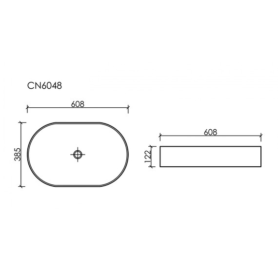 Раковина-чаша Ceramicanova Element 60 см CN6048MLG, зелёный матовый - фото 10