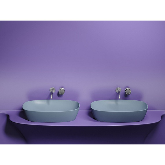 Раковина-чаша Ceramicanova Element 60 см CN6049MHL, серо-голубой матовый - фото 4