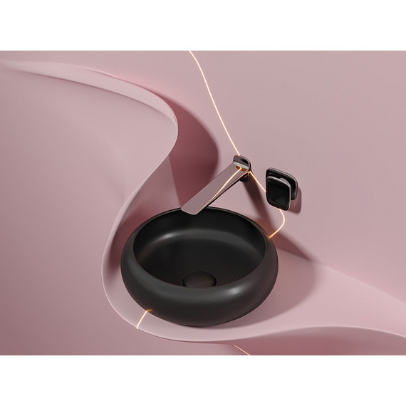 Раковина-чаша Ceramicanova Element 36 см CN6050MB, чёрный матовый - фото 2