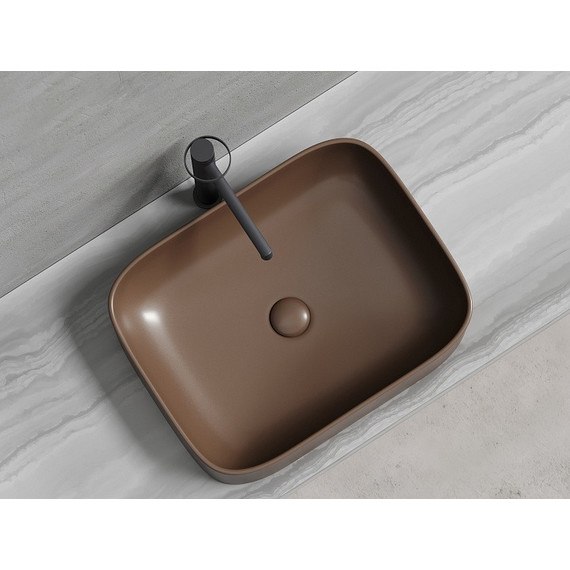 Раковина-чаша Ceramicanova Element 50 см CN6052MDB, тёмно-коричневый матовый - фото 6