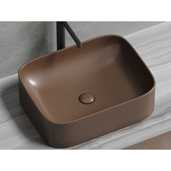 Раковина-чаша Ceramicanova Element 50 см CN6052MDB, тёмно-коричневый матовый - фото 9