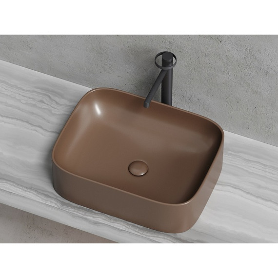 Раковина-чаша Ceramicanova Element 50 см CN6052MDB, тёмно-коричневый матовый - фото 4