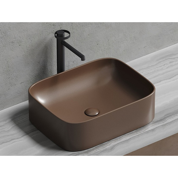 Раковина-чаша Ceramicanova Element 50 см CN6052MDB, тёмно-коричневый матовый - фото 5