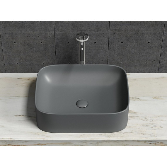 Раковина-чаша Ceramicanova Element 50 см CN6052MDH, тёмный антрацит матовый - фото 3