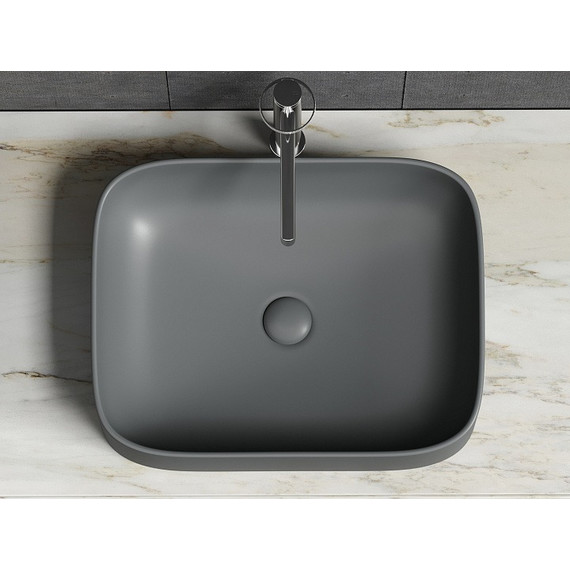 Раковина-чаша Ceramicanova Element 50 см CN6052MDH, тёмный антрацит матовый - фото 4