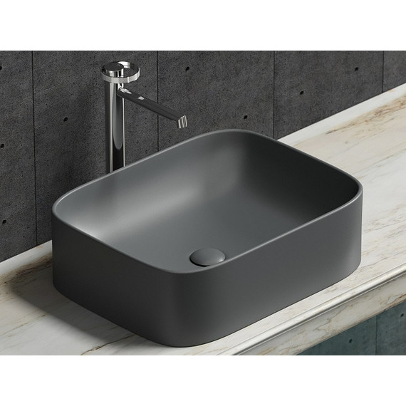 Раковина-чаша Ceramicanova Element 50 см CN6052MDH, тёмный антрацит матовый - фото 5