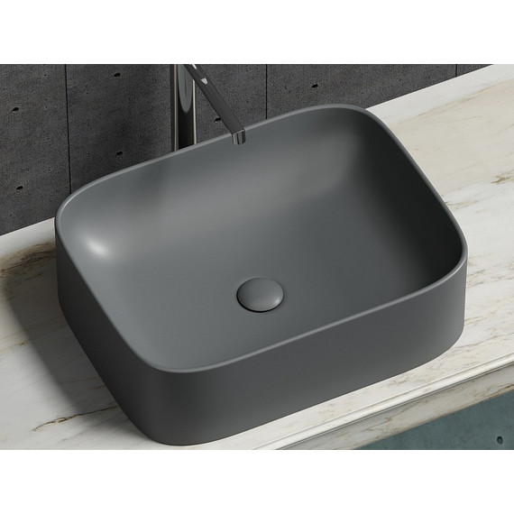 Раковина-чаша Ceramicanova Element 50 см CN6052MDH, тёмный антрацит матовый - фото 6