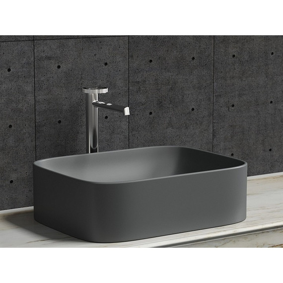 Раковина-чаша Ceramicanova Element 50 см CN6052MDH, тёмный антрацит матовый - фото 7