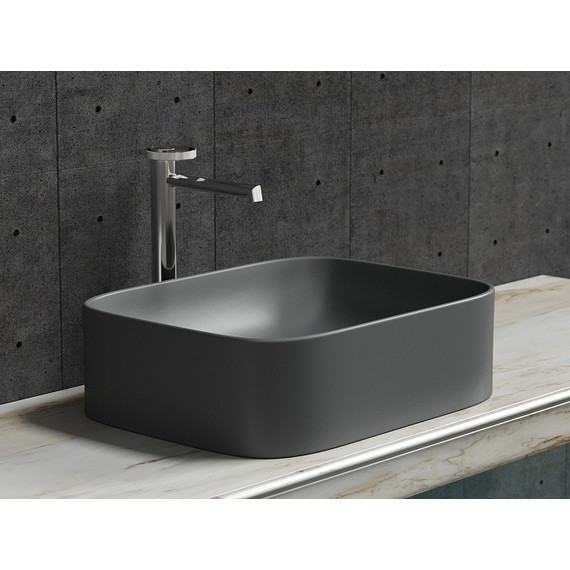 Раковина-чаша Ceramicanova Element 50 см CN6052MDH, тёмный антрацит матовый - фото 8