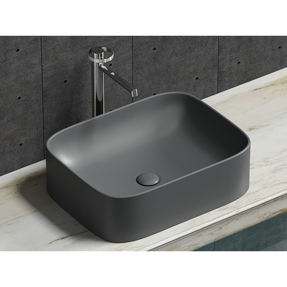 Раковина-чаша Ceramicanova Element 50 см CN6052MDH, тёмный антрацит матовый - фото 2