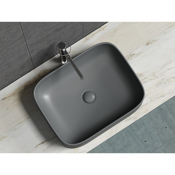 Раковина-чаша Ceramicanova Element 50 см CN6052MDH, тёмный антрацит матовый - фото 