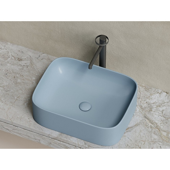 Раковина-чаша Ceramicanova Element 50 см CN6052MHL, серо-голубой матовый - фото 10