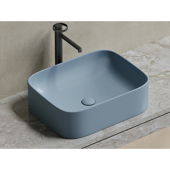 Раковина-чаша Ceramicanova Element 50 см CN6052MHL, серо-голубой матовый - фото 2