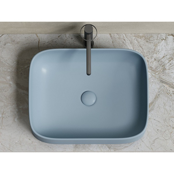 Раковина-чаша Ceramicanova Element 50 см CN6052MHL, серо-голубой матовый - фото 4