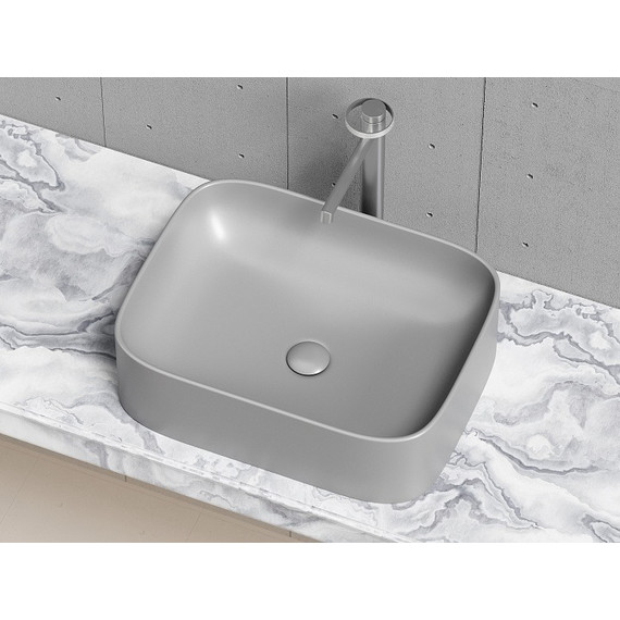 Раковина-чаша Ceramicanova Element 50 см CN6052MH, антрацит матовый - фото 4