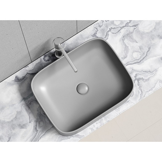 Раковина-чаша Ceramicanova Element 50 см CN6052MH, антрацит матовый - фото 6