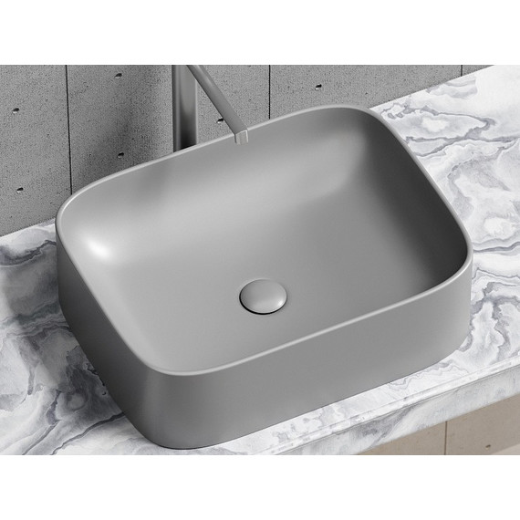 Раковина-чаша Ceramicanova Element 50 см CN6052MH, антрацит матовый - фото 9