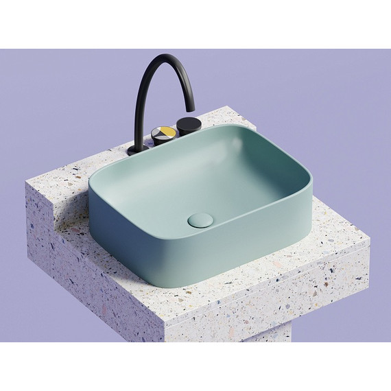 Раковина-чаша Ceramicanova Element 50 см CN6052MLG, зелёный матовый - фото 3