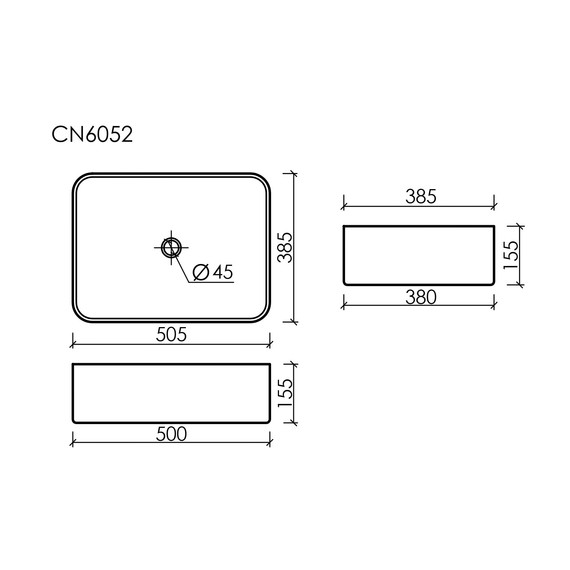 Раковина-чаша Ceramicanova Element 50 см CN6052MLG, зелёный матовый - фото 12